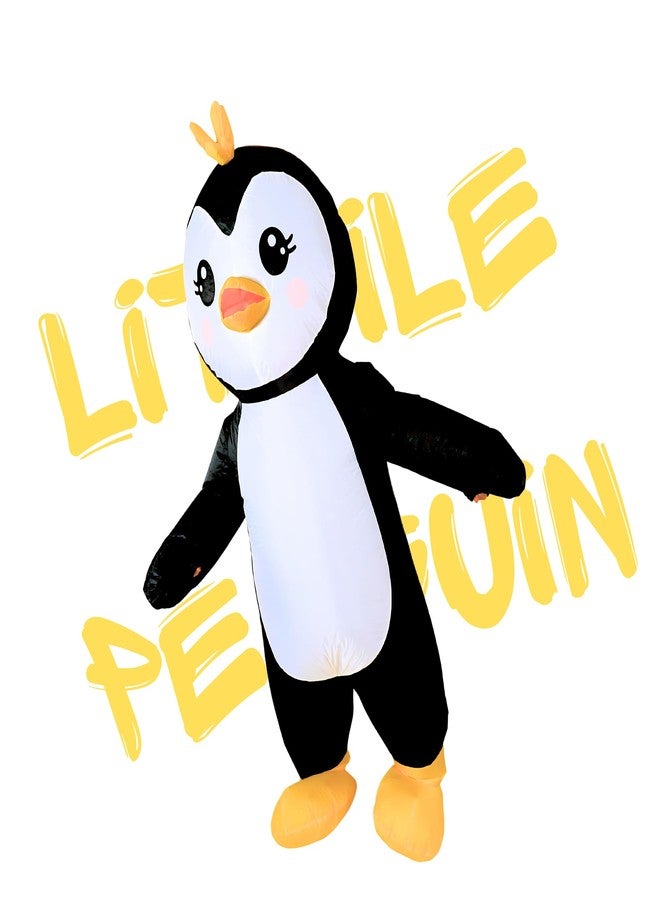 PTS Inflatable Costume Kid, Blow Up Penguin Costume for Halloween Inflatables Cosplay Party - Image 2